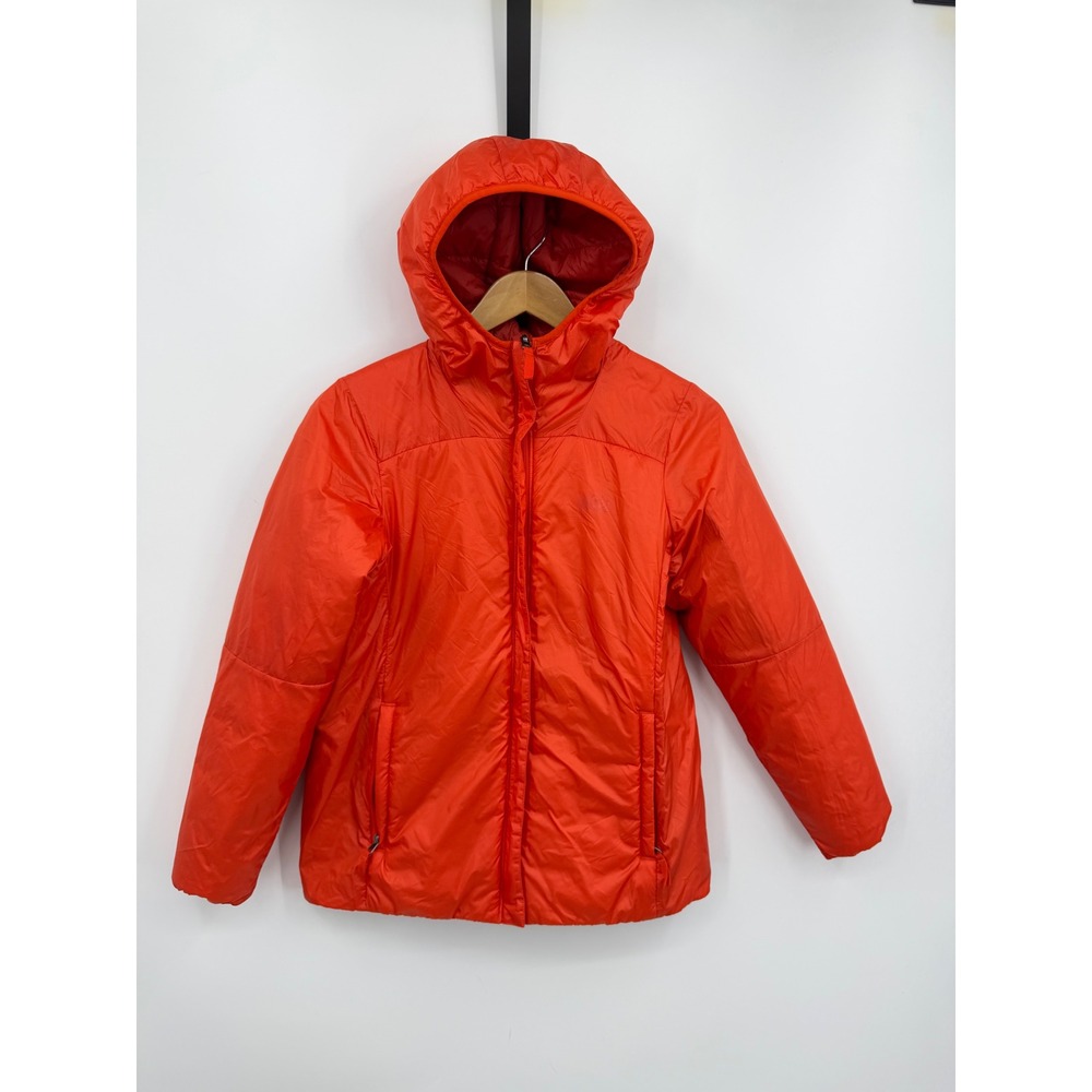 REI Co-op Revelcloud Hooded Puffer Jacket Kids XL Orange Insulated Ripstop